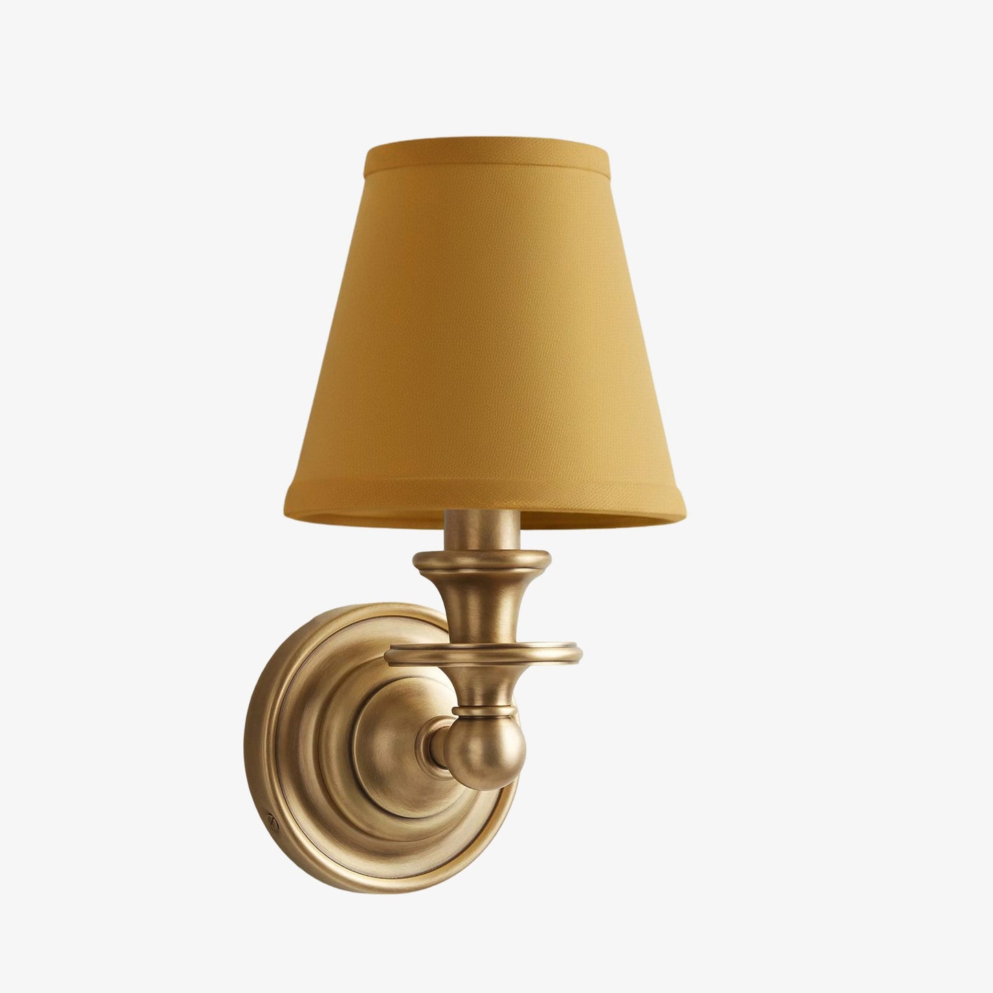 Wandlamp met stoffen kap en zwanenhalsarm – smeedijzeren armatuur met verstelbare leeslamp