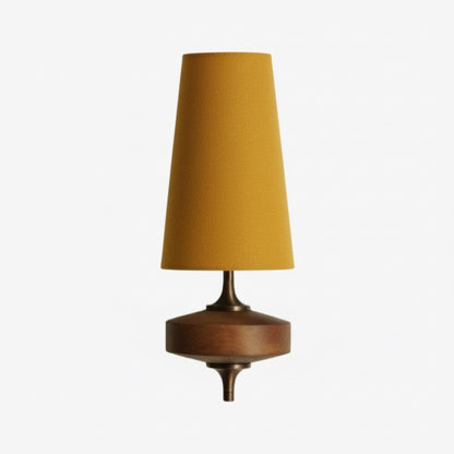 Retro Wandlamp met Stoffen Kap – Vintage Verlichting voor Slaapkamer