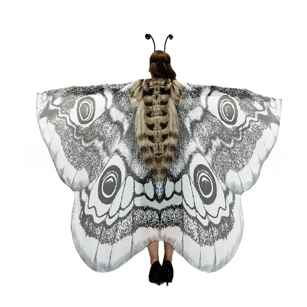 Nachtvlinder Cape Grey Moth – Elegante Vleugelomhang voor Creatieve Momenten