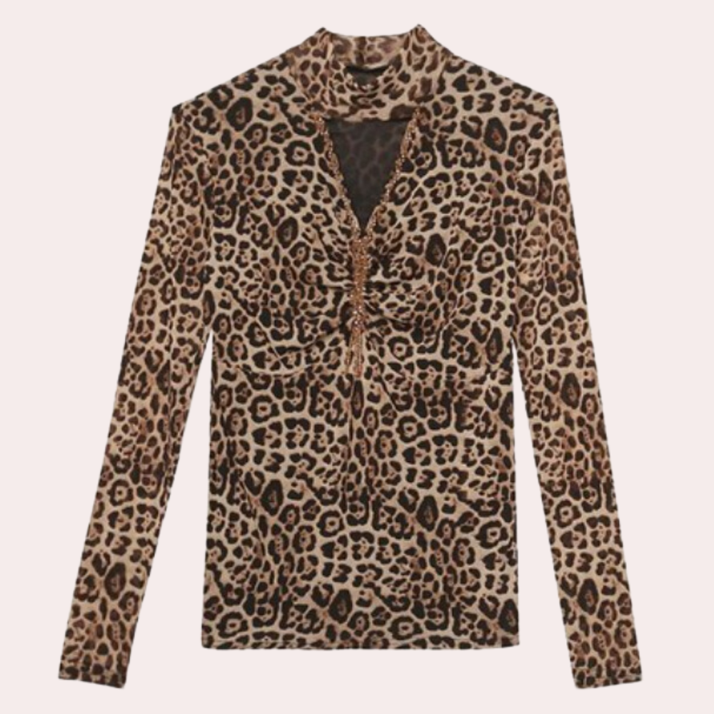 Elegante Lange Mouw Jurk Maria