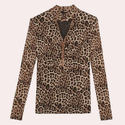 Elegante Lange Mouw Jurk Maria