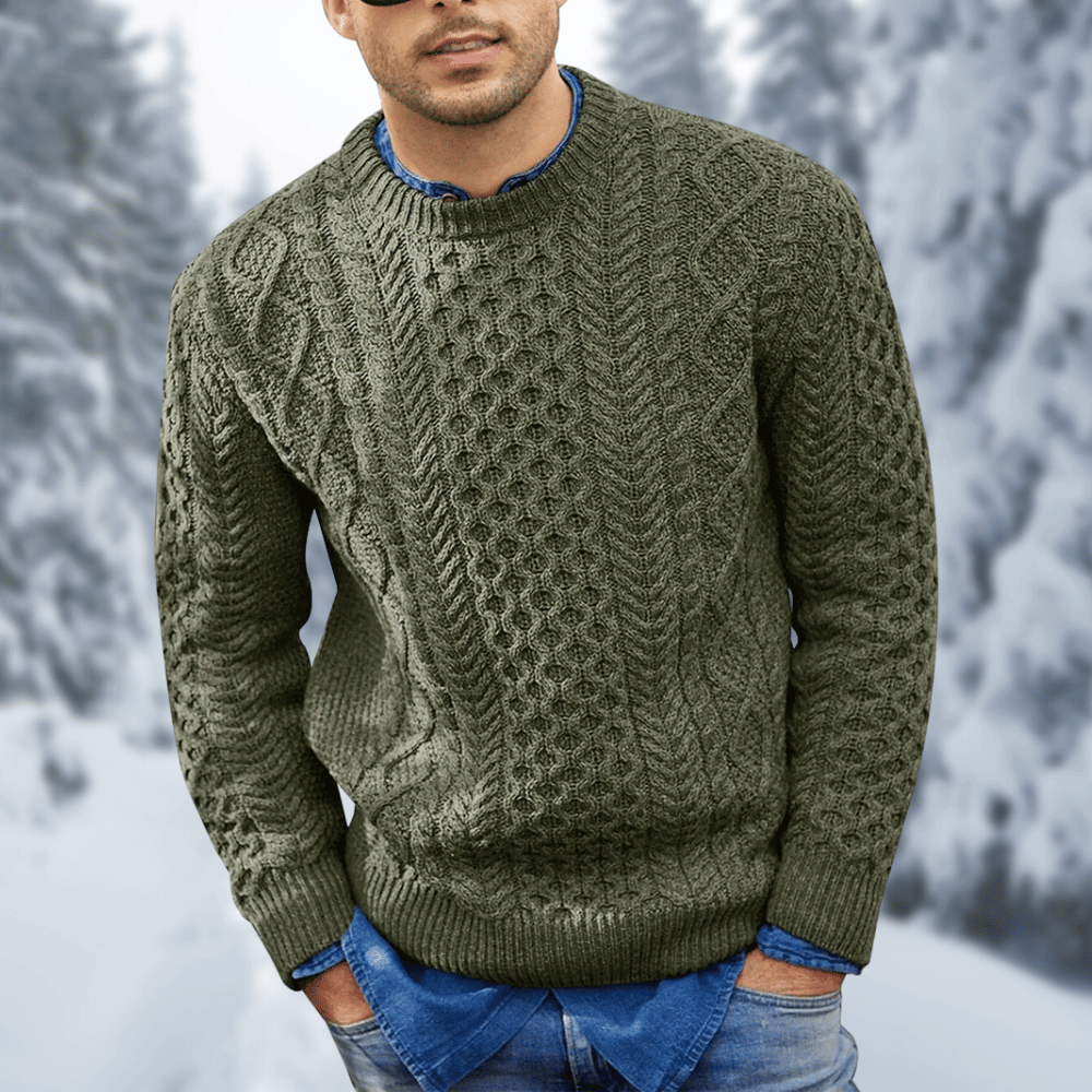 Heren Trui Gebreid Warm voor Winter