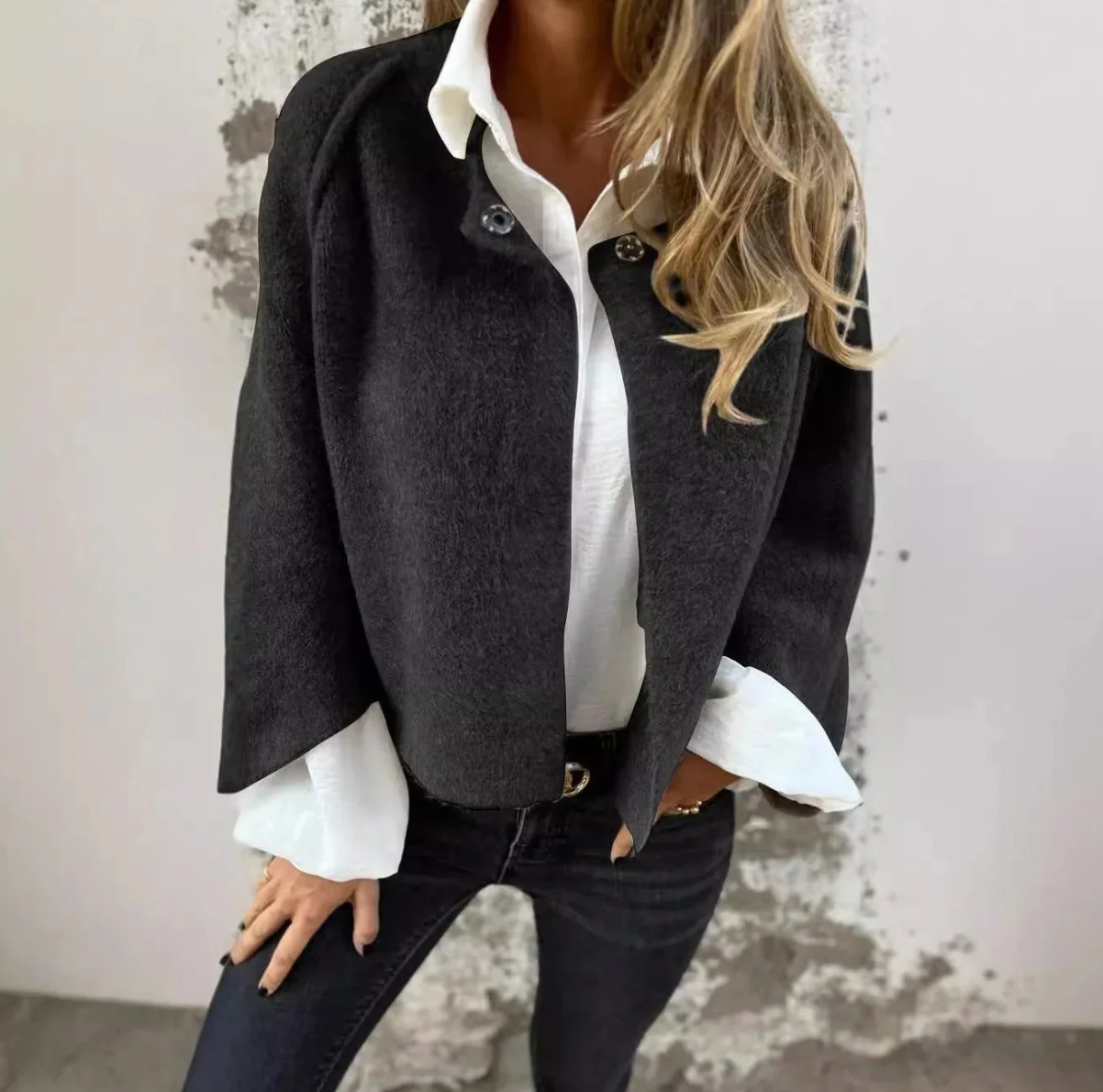 Damesjas Stijlvol met Zacht Fleece Lining