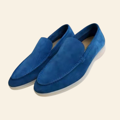Mocassino van Suede Leer Bruin Elegant Design