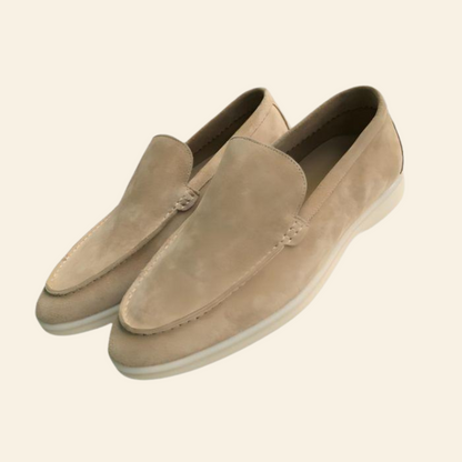 Mocassino van Suede Leer Bruin Elegant Design