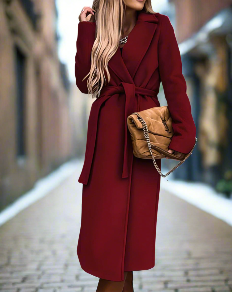 Dames Wintermantel Warm en Lange Jas Elegante Stijl