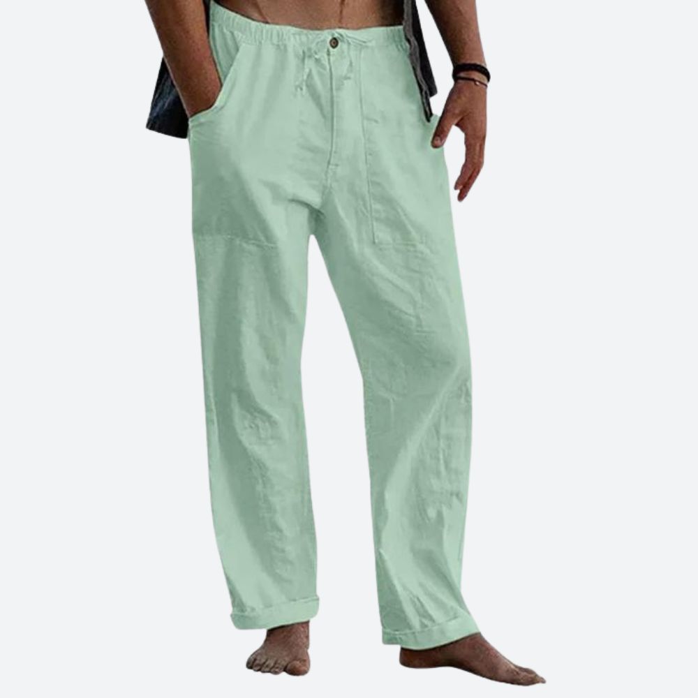 Linnen Herenbroek Casual Zomer Losse Fit
