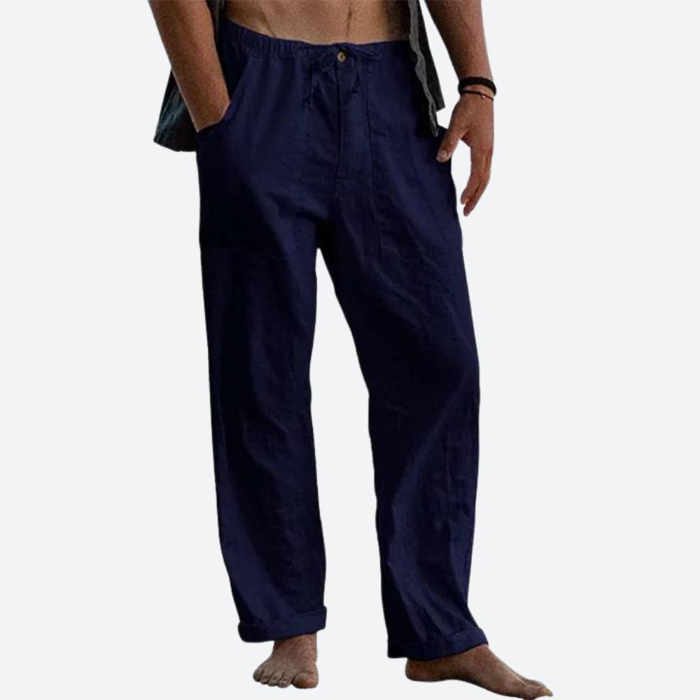 Linnen Broek Heren Casual Zomerstijl