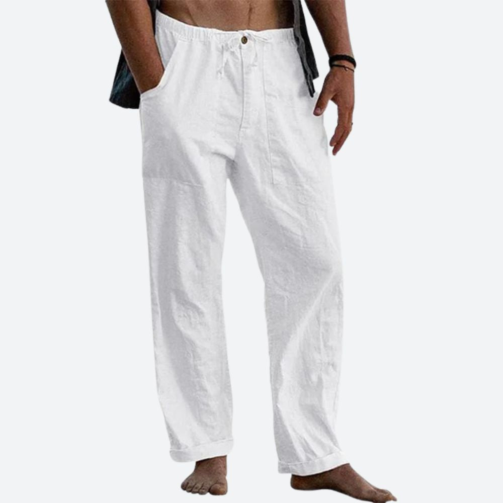 Linnen Herenbroek Casual Zomer Losse Fit