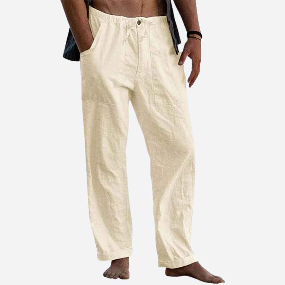 Linnen Herenbroek Casual Zomer Losse Fit