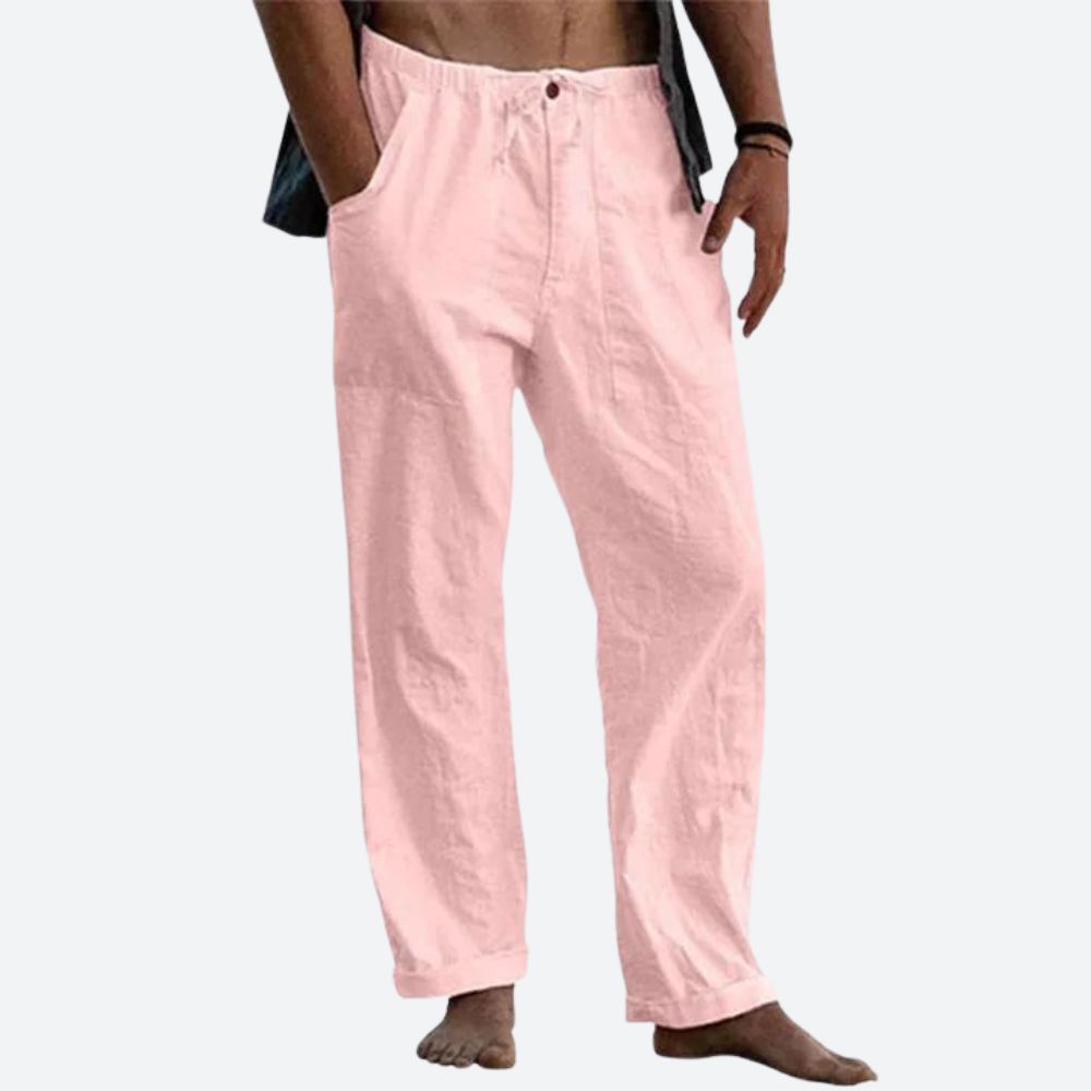 Linnen Broek Heren Casual Zomerstijl - StudioMarella