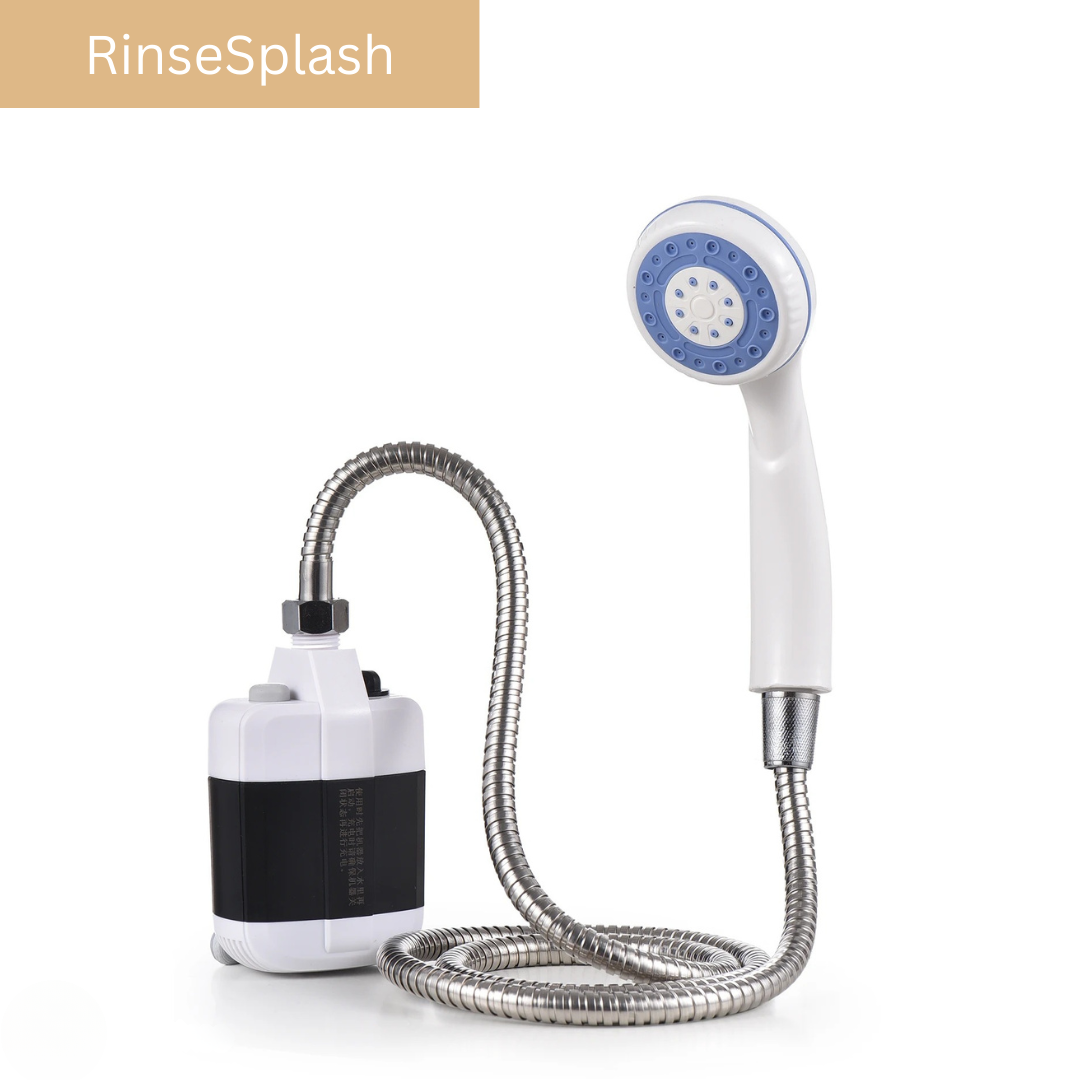 Draagbare Campingdouche Oplaadbaar USB voor Buiten Wandelen Kamperen Strand