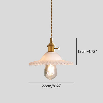 Hanglamp Glas Brons Verstelbare Kabel Woonkamer Eettafel Transparante Glazen Hanglamp Sfeerverlichting Vintage