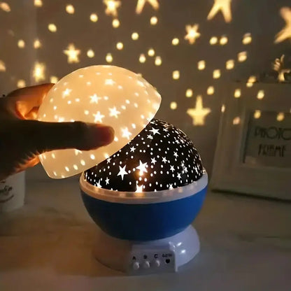 Sterrenprojector LED Nachtlamp met 360° Rotatie en Timer voor Kinderkamer en Slaapkamer | Oplaadbaar