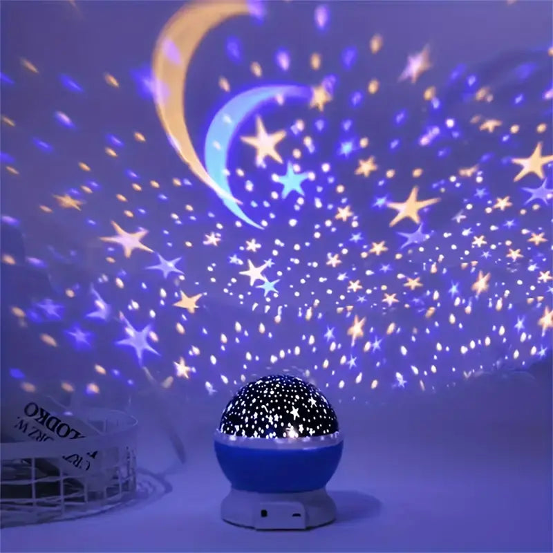 Sterrenprojector LED Nachtlamp met 360° Rotatie en Timer voor Kinderkamer en Slaapkamer | Oplaadbaar