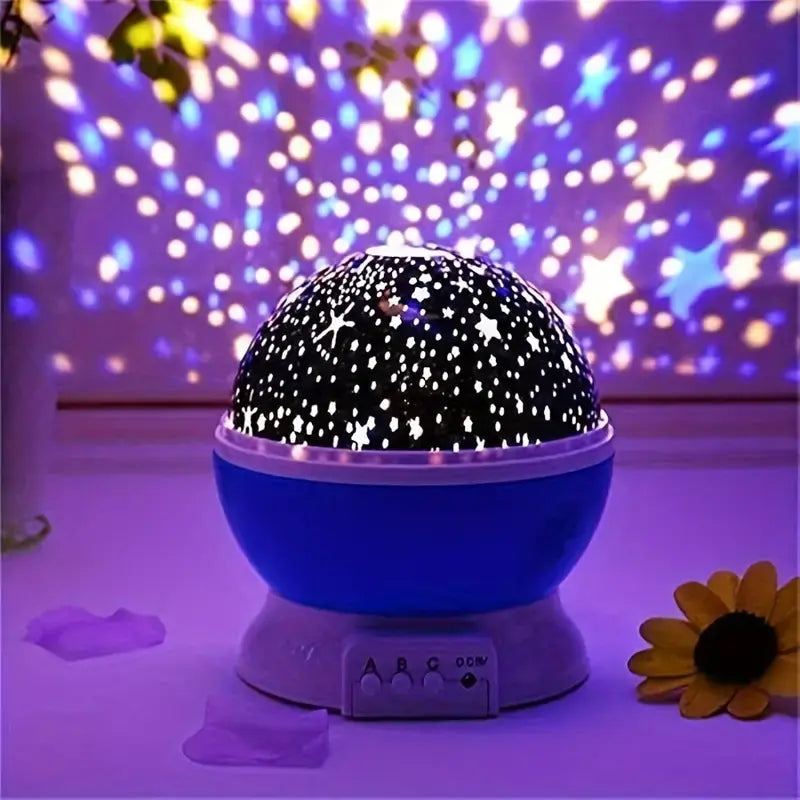 Sterrenprojector LED Nachtlamp met 360° Rotatie en Timer voor Kinderkamer en Slaapkamer | Oplaadbaar