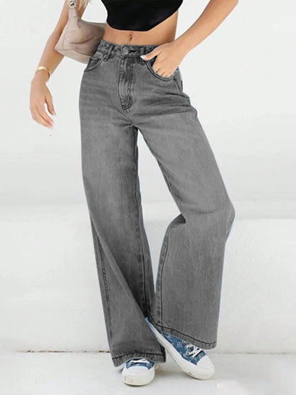 Hoge Jogging Jeans voor Vrouw