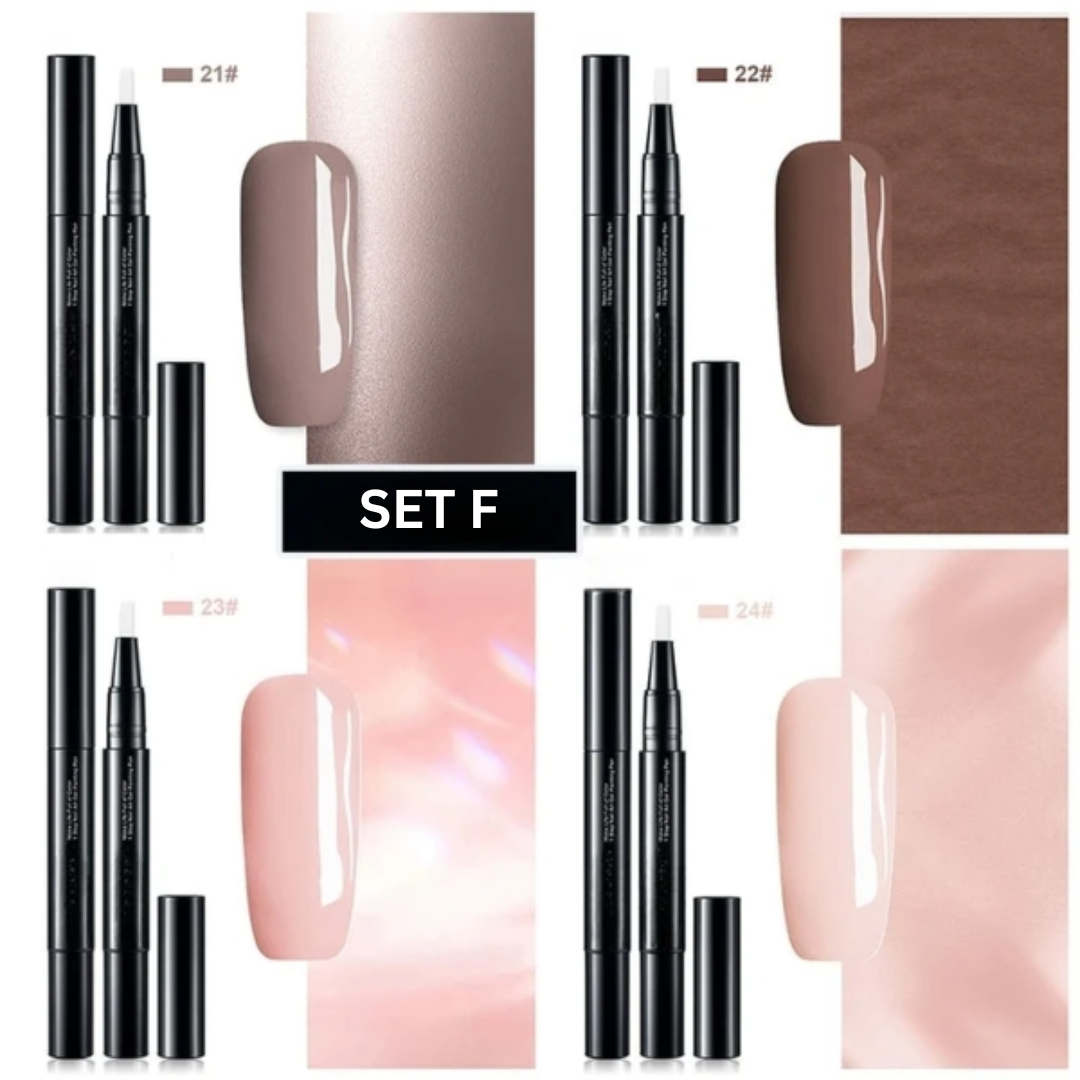 Nagelgel Stift Precisie Nail Art | Gel Kleur | Snel Drogende Nagellak | NailFlex gel nagellak pen precisie nail art thuis maniküre ontwerp patroon ombre