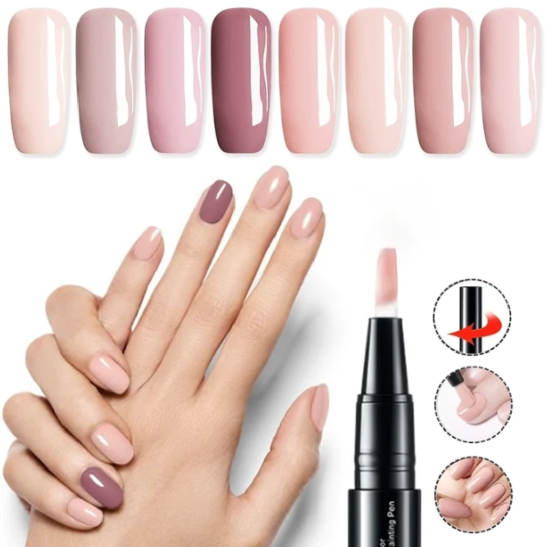Nagelgel Stift Precisie Nail Art | Gel Kleur | Snel Drogende Nagellak | NailFlex gel nagellak pen precisie nail art thuis maniküre ontwerp patroon ombre