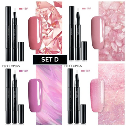 Nagelgel Stift Precisie Nail Art | Gel Kleur | Snel Drogende Nagellak | NailFlex gel nagellak pen precisie nail art thuis maniküre ontwerp patroon ombre