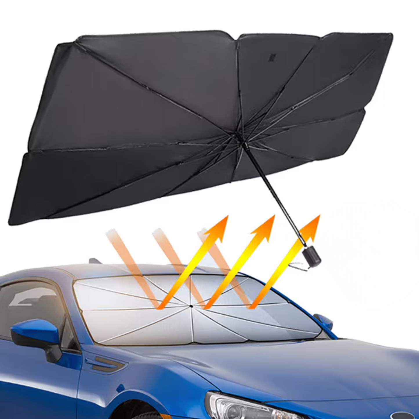 Opvouwbare Voorruit Zonwering Auto Parasol UV Bescherming Zonnescherm Warmte Reflectie Compacte Opslag