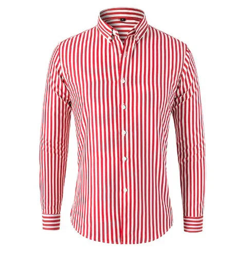 Elegante Mannen Overhemd Nathono Stijlvol - StudioMarella