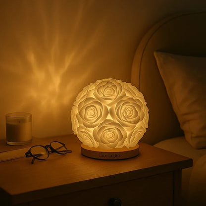 Decoratieve Rozenverlichting met Warme LED-Gloed – Kunstbloemen Tafellamp voor Sfeervolle Woonruimtes