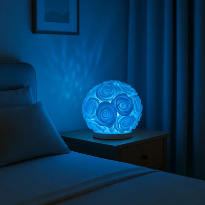 Decoratieve Rozenverlichting met Warme LED-Gloed – Kunstbloemen Tafellamp voor Sfeervolle Woonruimtes