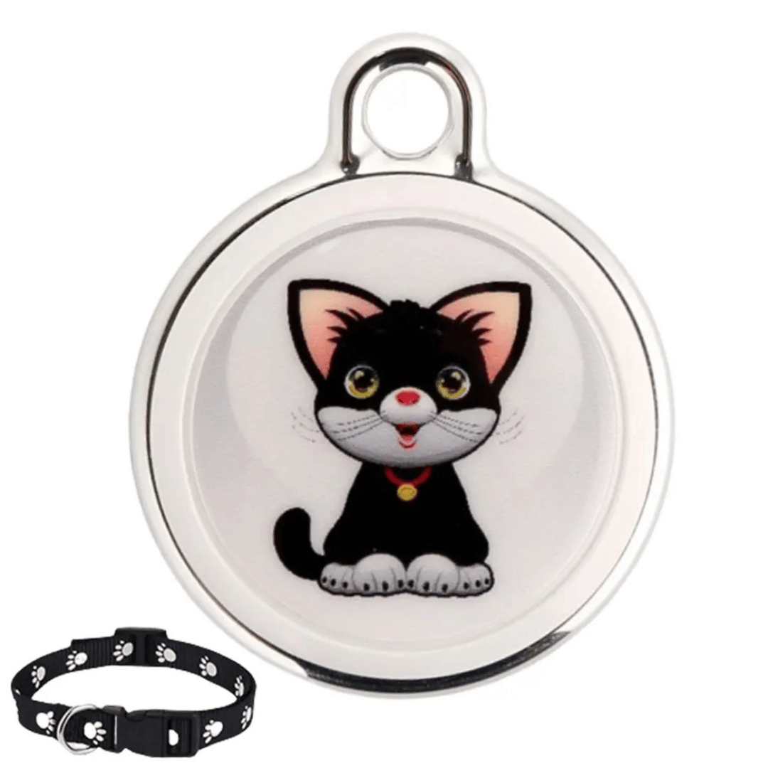Bluetooth Huisdierentracker met GPS Locatie Compact Waterdicht voor Katten Honden