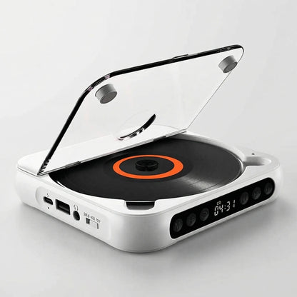 Draagbare Bluetooth CD-Speler – Compact & Oplaadbaar – Geschikt voor CD, CD-R, CD-RW & MP3 – Inclusief USB-C – Wireless & 3,5mm Audio