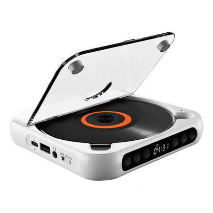 Draagbare Bluetooth CD-Speler – Compact & Oplaadbaar – Geschikt voor CD, CD-R, CD-RW & MP3 – Inclusief USB-C – Wireless & 3,5mm Audio