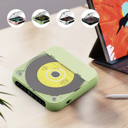 Draagbare Bluetooth CD-Speler – Compact & Oplaadbaar – Geschikt voor CD, CD-R, CD-RW & MP3 – Inclusief USB-C – Wireless & 3,5mm Audio