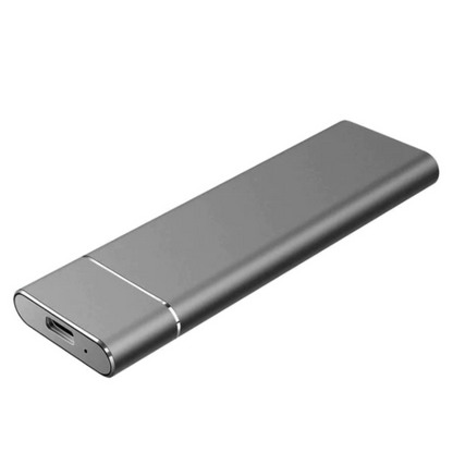 Externe Harde Schijf 8TB - Draagbare SSD met USB Aansluiting - Compacte Opslagoplossing voor Laptop, PC en Mac - Plug & Play Data-opslag - Zwart Blauw Zilver Rood