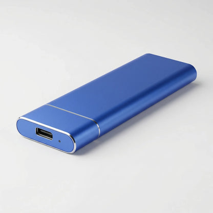 Externe Harde Schijf 8TB - Draagbare SSD met USB Aansluiting - Compacte Opslagoplossing voor Laptop, PC en Mac - Plug & Play Data-opslag - Zwart Blauw Zilver Rood