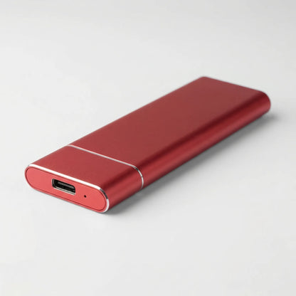 Externe Harde Schijf 8TB - Draagbare SSD met USB Aansluiting - Compacte Opslagoplossing voor Laptop, PC en Mac - Plug & Play Data-opslag - Zwart Blauw Zilver Rood