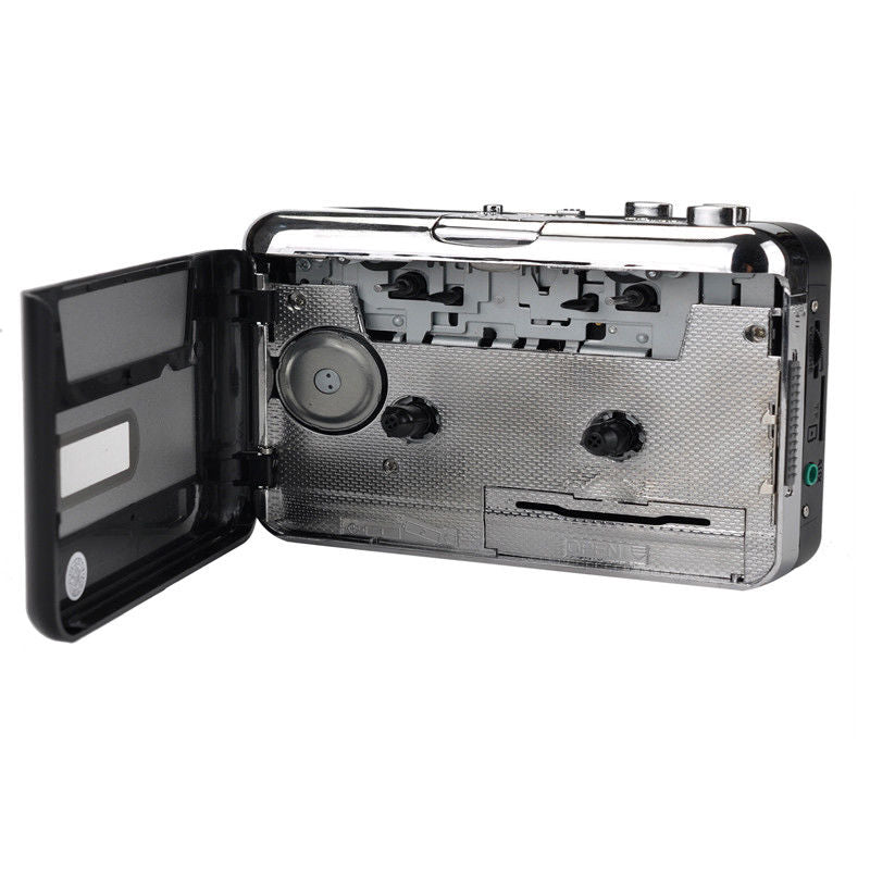 Draagbare Cassetterecorder met USB Digitalisering | Retro Audiospeler voor MP3 Conversie