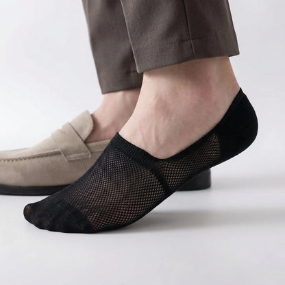Onzichtbare Enkelsokken Met Antislipzool – No-Show Herensokken Voor Sneakers & Lage Schoenen – EU 38-46 – 6 Kleuren