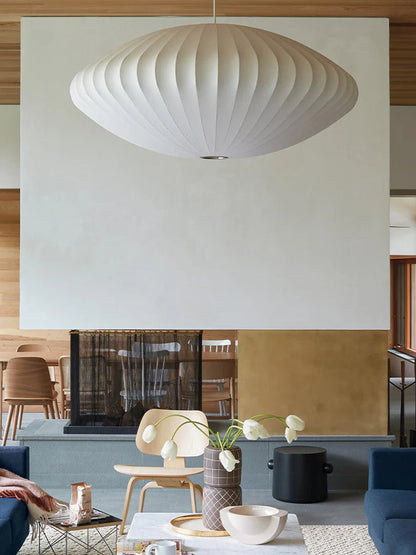 Bubbel Hanglamp met Stalen Draadstructuur Wit Ø40cm Moderne Verlichting