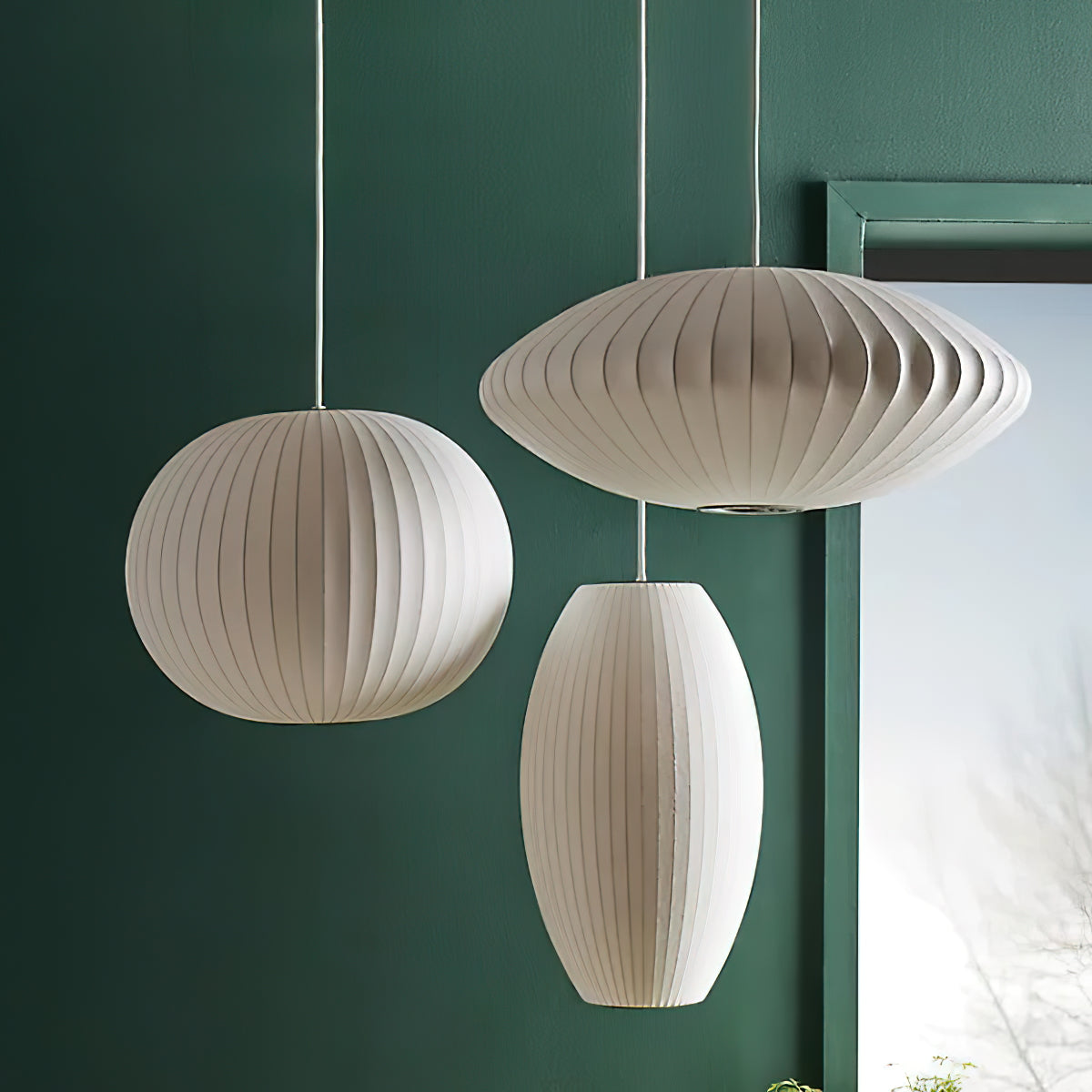 Bubbel Hanglamp met Stalen Draadstructuur Wit Ø40cm Moderne Verlichting