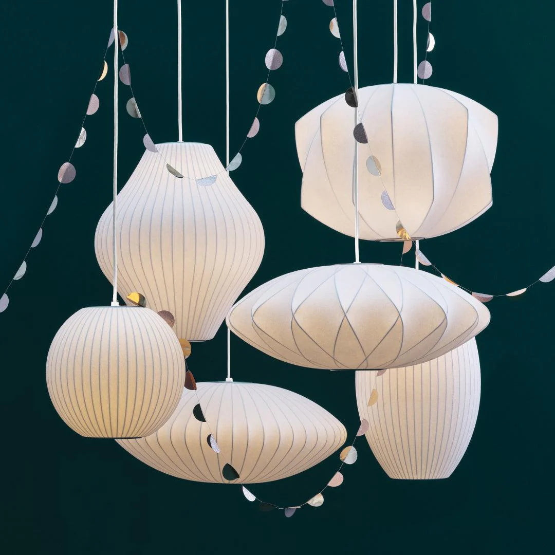 Bubbel Hanglamp met Stalen Draadstructuur Wit Ø40cm Moderne Verlichting