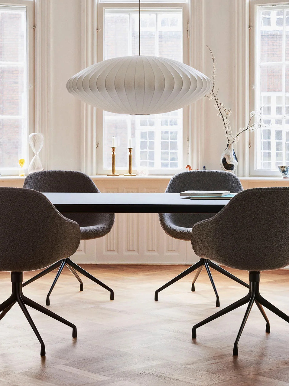 Bubbel Hanglamp met Stalen Draadstructuur Wit Ø40cm Moderne Verlichting