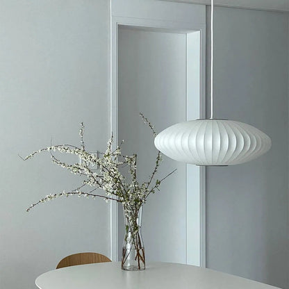 Bubbel Hanglamp met Stalen Draadstructuur Wit Ø40cm Moderne Verlichting