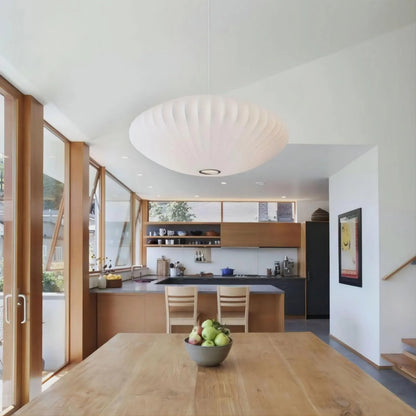 Bubbel Hanglamp met Stalen Draadstructuur Wit Ø40cm Moderne Verlichting