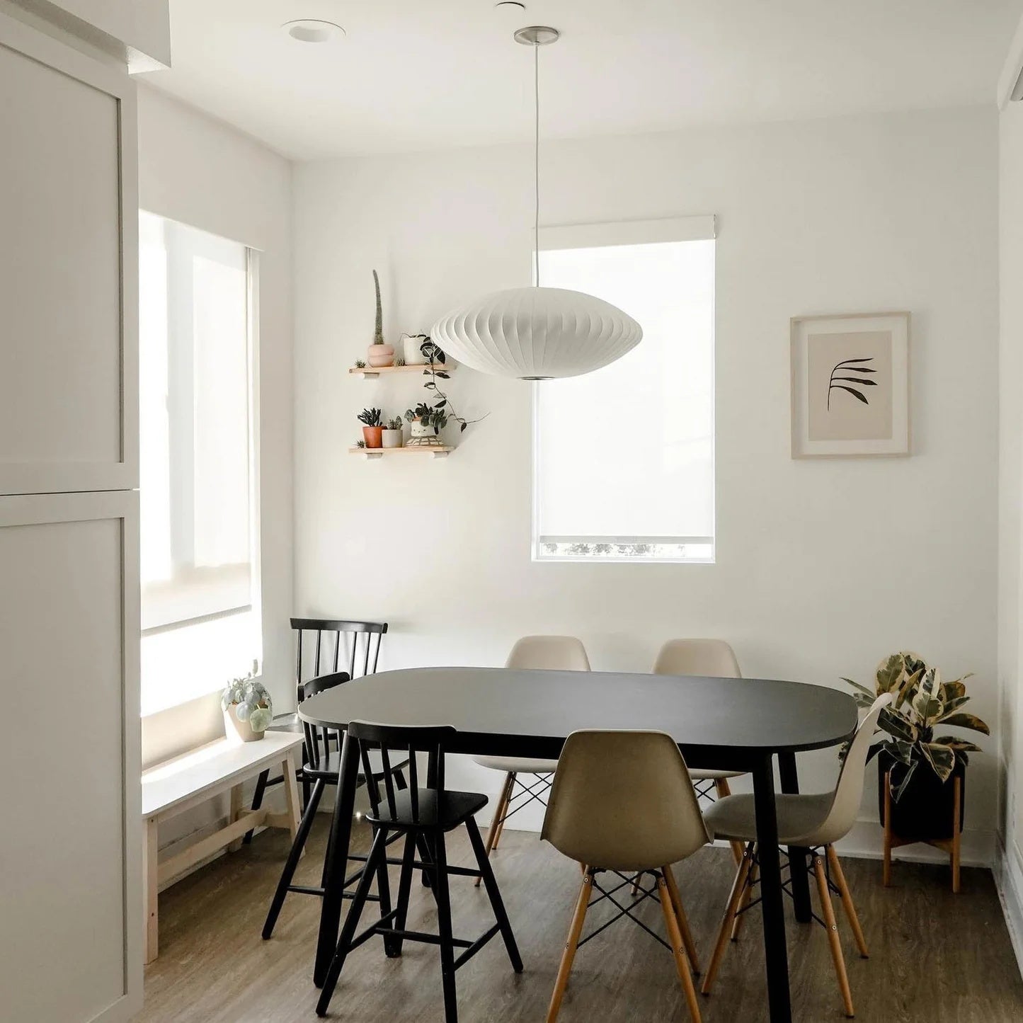 Bubbel Hanglamp met Stalen Draadstructuur Wit Ø40cm Moderne Verlichting