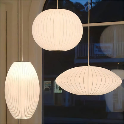 Bubbel Hanglamp met Stalen Draadstructuur Wit Ø40cm Moderne Verlichting