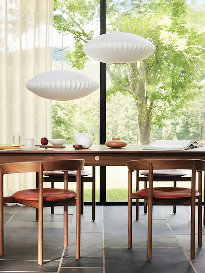 Bubbel Hanglamp met Stalen Draadstructuur Wit Ø40cm Moderne Verlichting