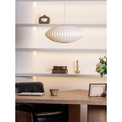 Bubbel Hanglamp met Stalen Draadstructuur Wit Ø40cm Moderne Verlichting
