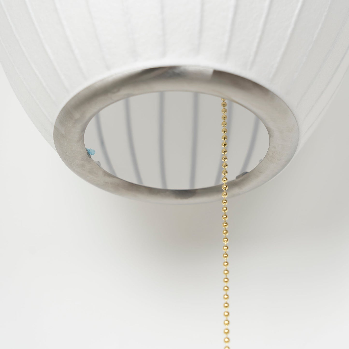 Wandlamp Zijden Kap Walnoot Metaal Wit Woonkamer Slaapkamer