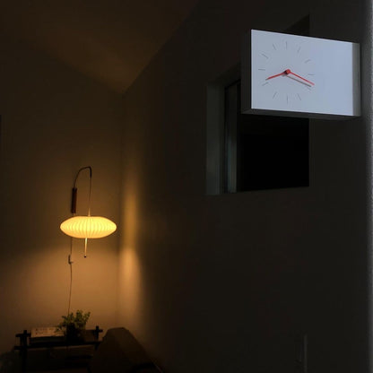 Wandlamp Zijden Kap Walnoot Metaal Wit Woonkamer Slaapkamer