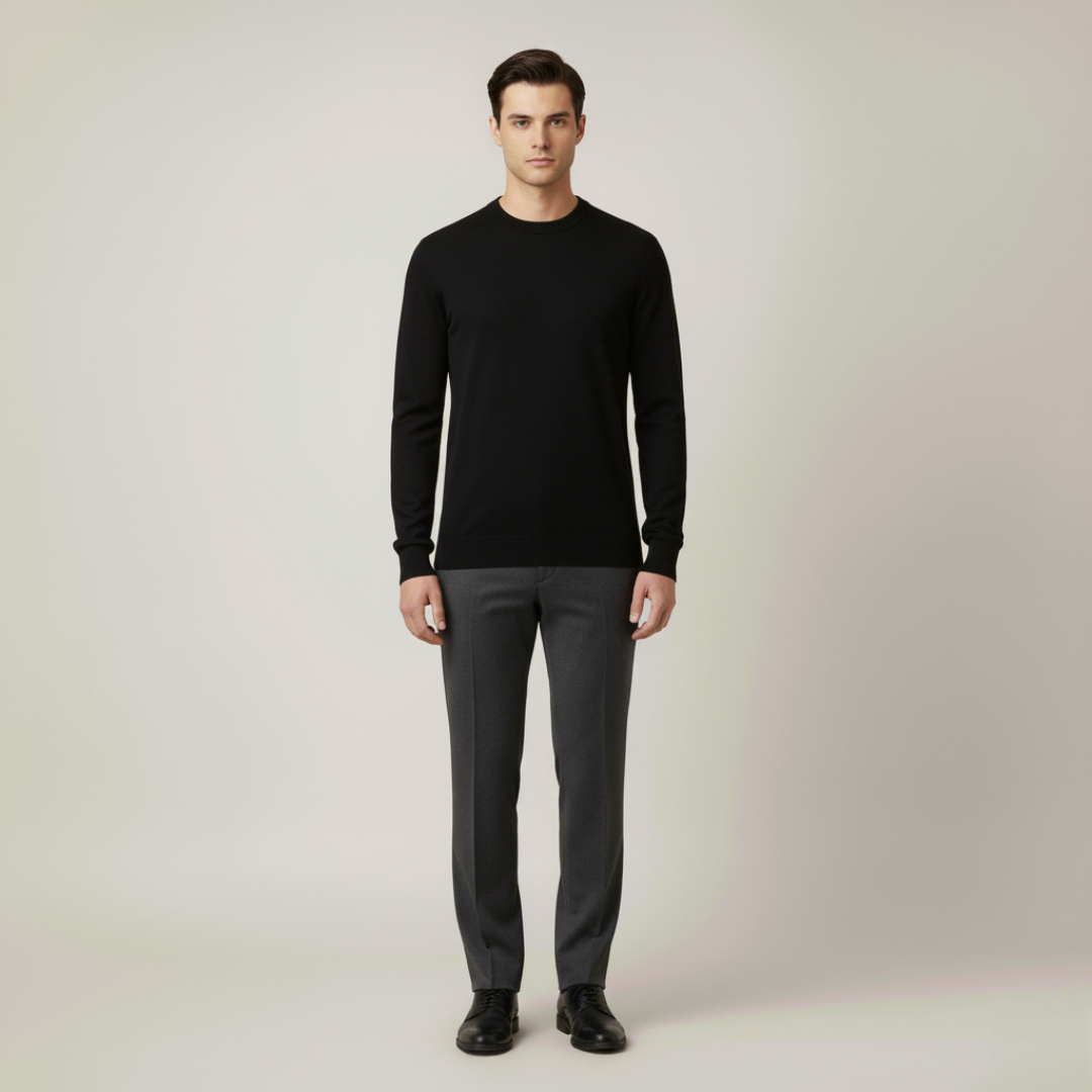Herensweater van Merino Wol - Warm en Elegante - StudioMarella